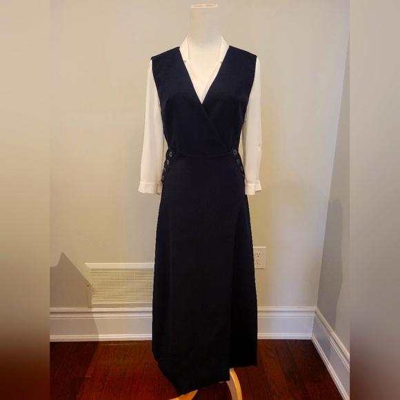 Vest style wrapped maxi dress - Picture 1 of 4